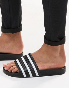 Черные шлепанцы adidas Originals Adilette 280647-Черный