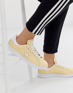 Желтые кроссовки с логотипом adidas Originals Stan Smith-Желтый