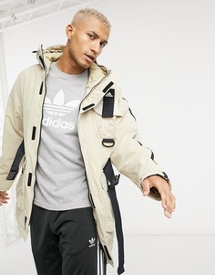 Светло-бежевая куртка в утилитарном стиле adidas Outdoors-Светло-бежевый