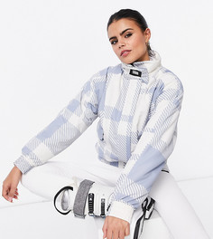 Горнолыжная куртка в стиле oversized в клетку ASOS 4505 Petite ski-Мульти