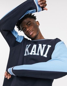 Темно-синий свитшот Karl Kani College