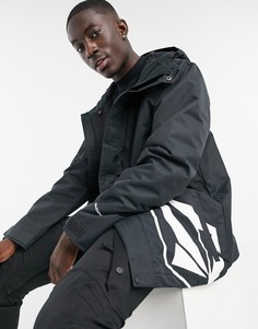 Черная герметичная горнолыжная куртка Volcom 17 Forty-Черный