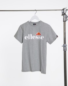 Серая футболка в стиле бойфренда ellesse-Серый