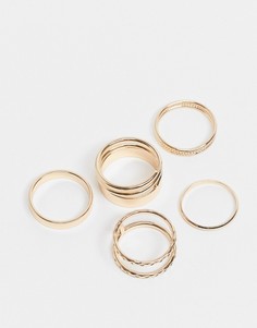 Золотистые наборные кольца ALDO Mekbuda-Золотистый