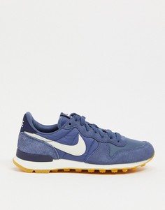 Темно-синие кроссовки Nike Internationalist-Темно-синий