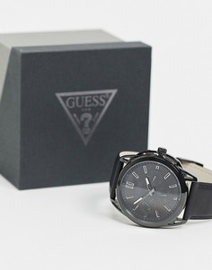 Часы с черным циферблатом Guess-Черный