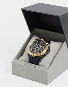 Часы с хронографом с золотистой отделкой Guess-Золотистый