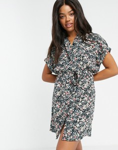 Черное платье-рубашка Vero Moda-Черный