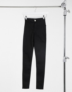 Черные узкие джинсы с завышенной талией Glamorous-Черный