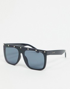 Черные солнцезащитные очки с отделкой звездочками Quay Jaded-Черный