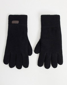 Черные перчатки с флисовой подкладкой Barbour-Черный