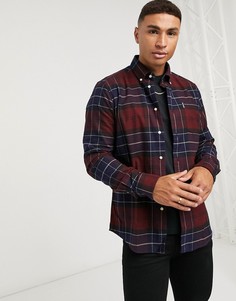 Красная рубашка в клетку тартан Barbour Lustleigh-Красный