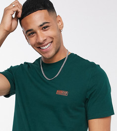 Зеленая узкая футболка с логотипом Barbour International эксклюзивно для ASOS-Зеленый