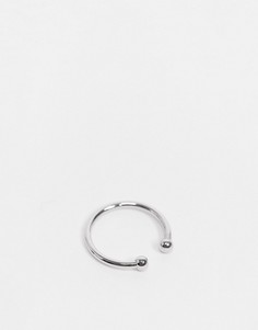 Серебристое кольцо с дизайном в виде шариков DesignB-Серебряный