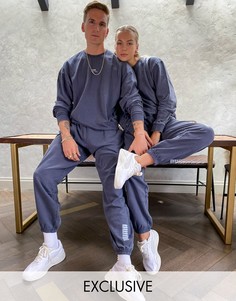 Выбеленные черные свободные джоггеры Puma-Черный