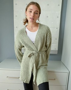 Шалфейно-зеленый кардиган Miss Selfridge