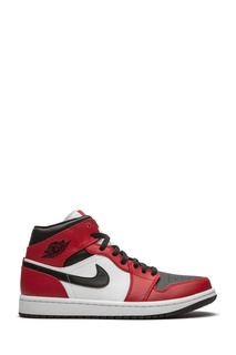 Кроссовки Nike Air Jordan 1 Mid Chicago Toe