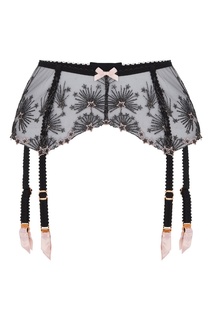 Широкий черный пояс с вышивкой Kaylie Agent Provocateur