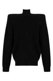Черный свитер оверсайз из шерсти Balenciaga