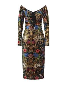 Платье длиной 3/4 Versace Jeans Couture