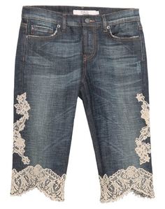 Джинсовые бермуды RED Valentino