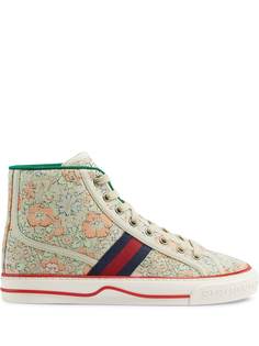 Gucci высокие кеды Tennis 1977 из коллаборации с Liberty London