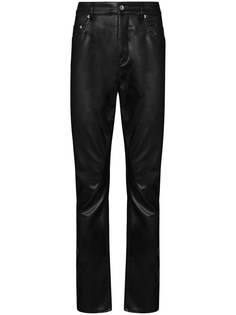 Rick Owens DRKSHDW брюки Detroit из искусственной кожи