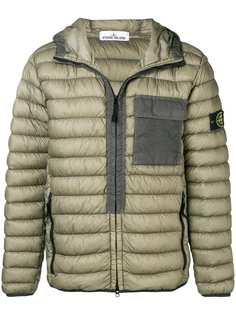 Stone Island hooded padded jacket