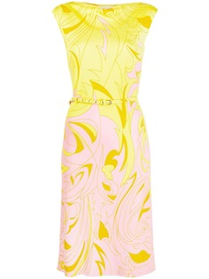Emilio Pucci платье Dinamica с эффектом деграде и поясом