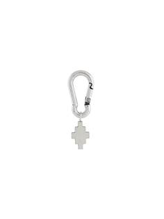 Marcelo Burlon County of Milan SINGLE CROSS SNAP-HOOK EARRIN SILVER NO