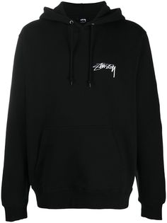 Stussy худи с кулиской и графичным принтом