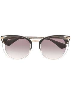 Prada Eyewear солнцезащитные очки в оправе кошачий глаз