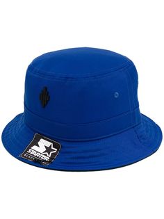 Marcelo Burlon County of Milan CROSS BUCKET BLUE BLACK
