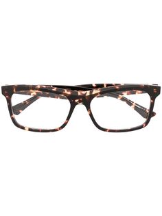 Bottega Veneta Eyewear очки в прямоугольной оправе черепаховой расцветки