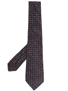 Kiton галстук с геометричным принтом
