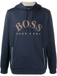 Boss Hugo Boss толстовка с капюшоном и логотипом