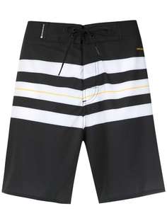 Osklen striped swim trunks
