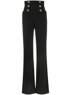 Balmain джинсы bootcut с завышенной талией