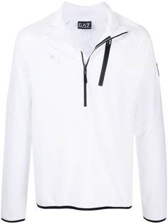 Ea7 Emporio Armani толстовка с нашивкой-логотипом