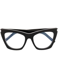 Saint Laurent Eyewear очки в оправе кошачий глаз