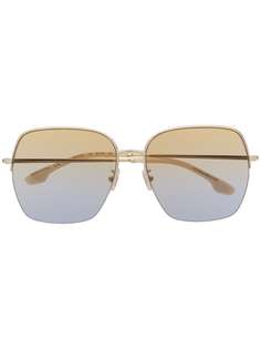 Victoria Beckham солнцезащитные очки в массивной квадратной оправе