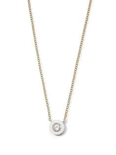 IPPOLITA колье Stardust Solitaire из желтого золота с бриллиантами