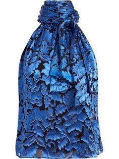 Alice+Olivia топ Janelle с вырезом халтер и цветочным принтом