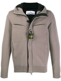 Stone Island трикотажный пуховик