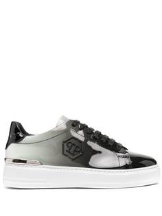 Philipp Plein кроссовки с логотипом Hexagon и эффектом градиента