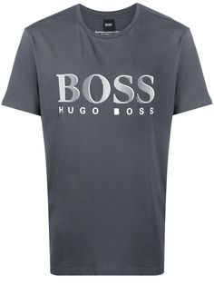 Boss Hugo Boss футболка с вышитым логотипом