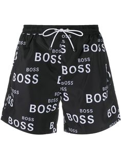 Boss Hugo Boss плавки-шорты с логотипом