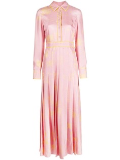Emilio Pucci длинное платье Scorci Fiorentini с принтом