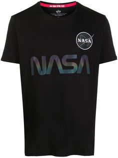 Alpha Industries футболка с принтом NASA