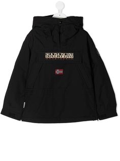 Napapijri куртка с капюшоном и вышитым логотипом